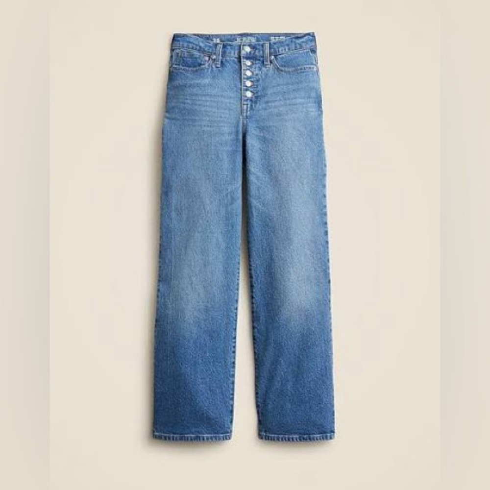J. Crew Slim-wide jean with button-fly
